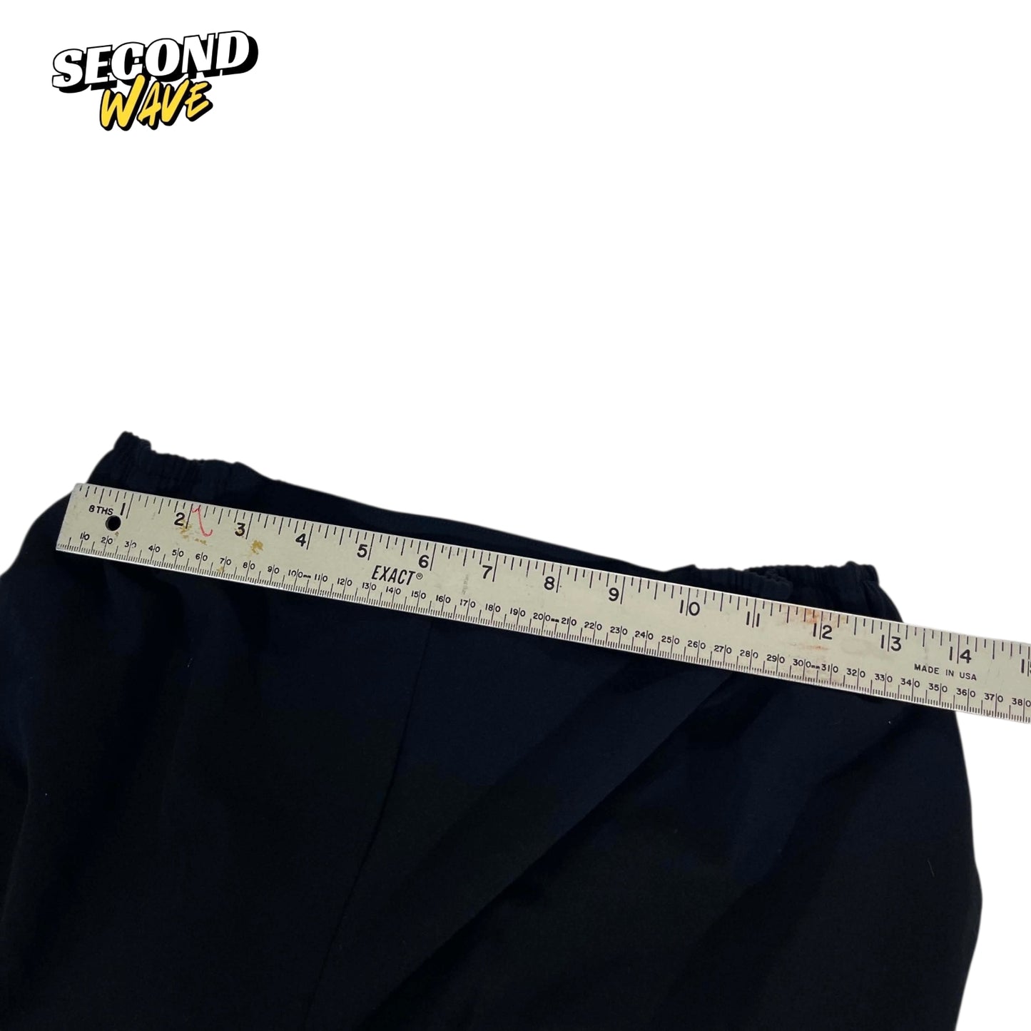 CLASSIQUE BLACK WIDE LEG TROUSERS (UK16)