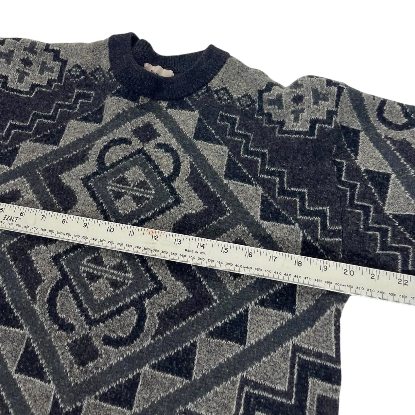DOLCE PATTERNED SWEATER (S)