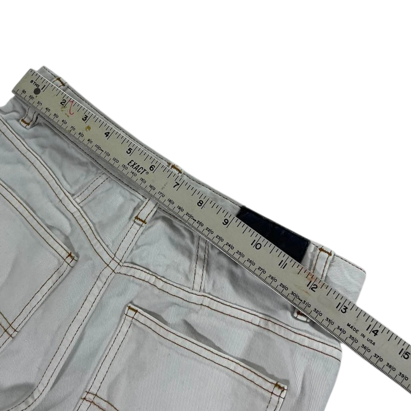 TRASHED GLASSONS WHITE BAGGY PANTS (10)