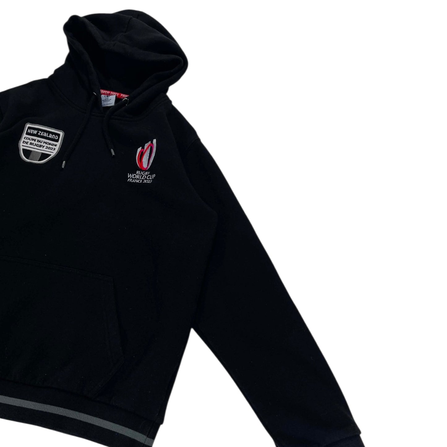 NEW ZEALAND RUGBY BLACK HOODIE (M)