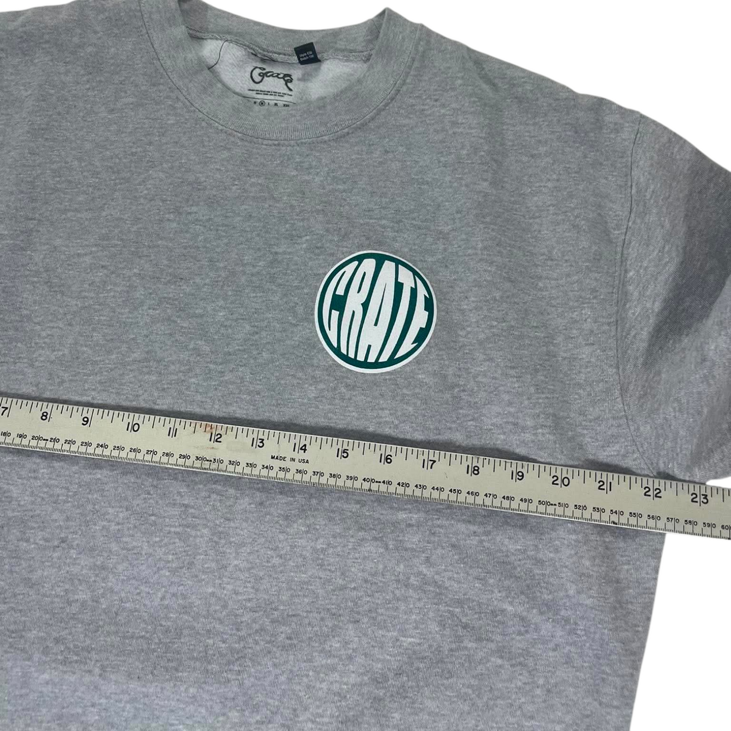 CRATE GREY CREWNECK SWEATSHIRT (M)