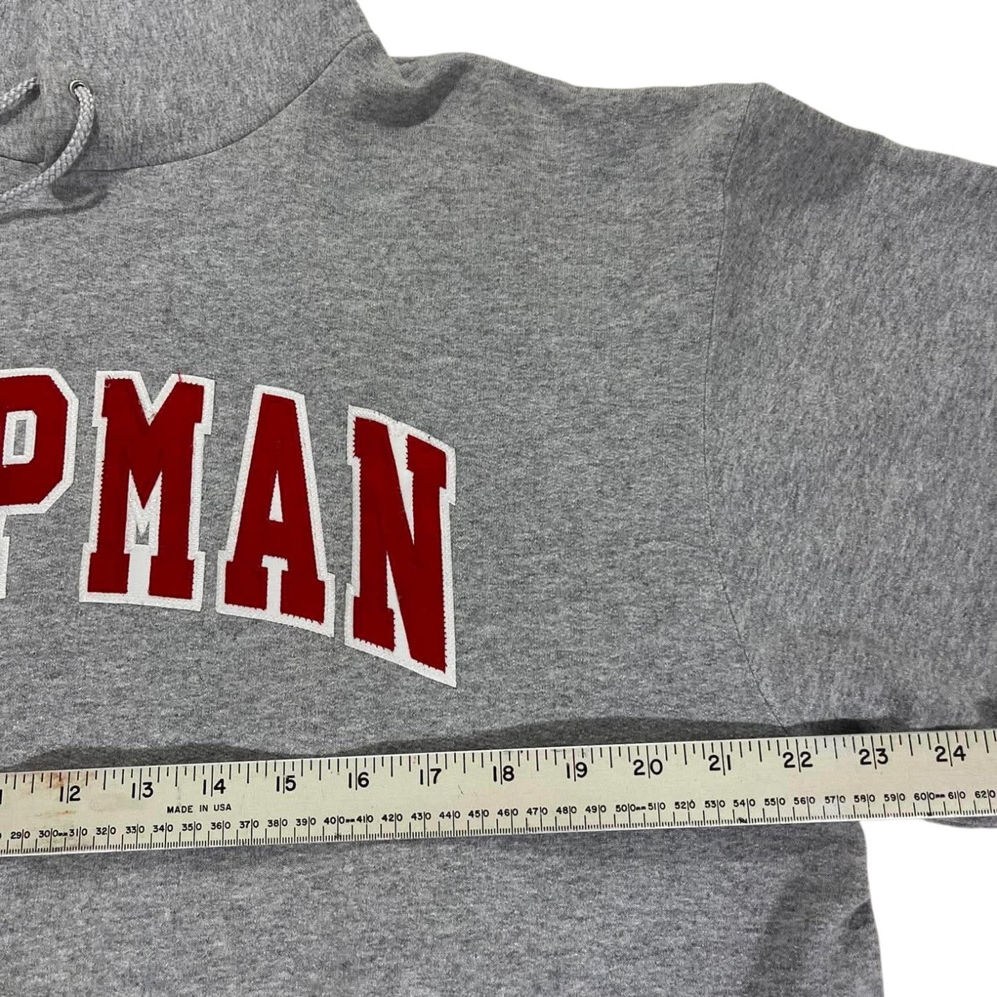VINTAGE CHAPMAN CHAMPION GREY HOODIE (L)