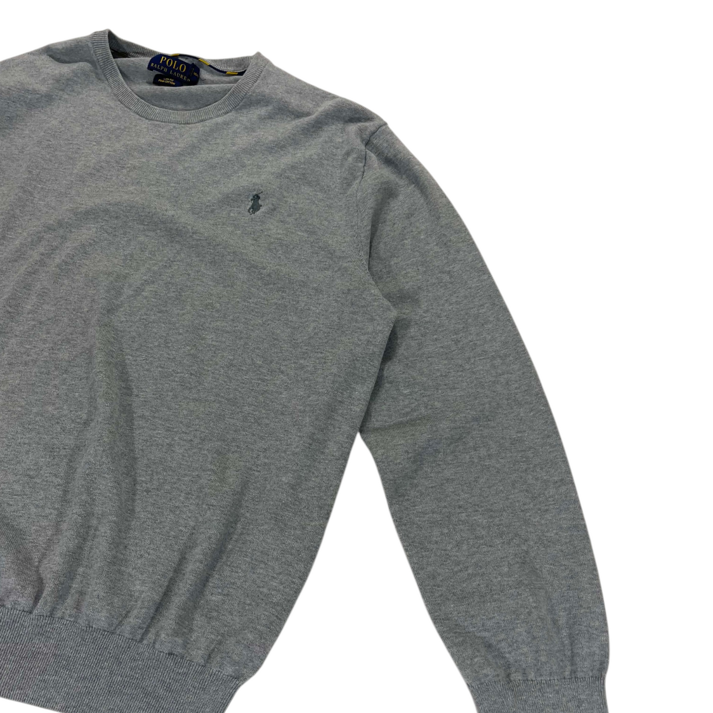 POLO RALPH LAUREN GRAY SWEATER (L)
