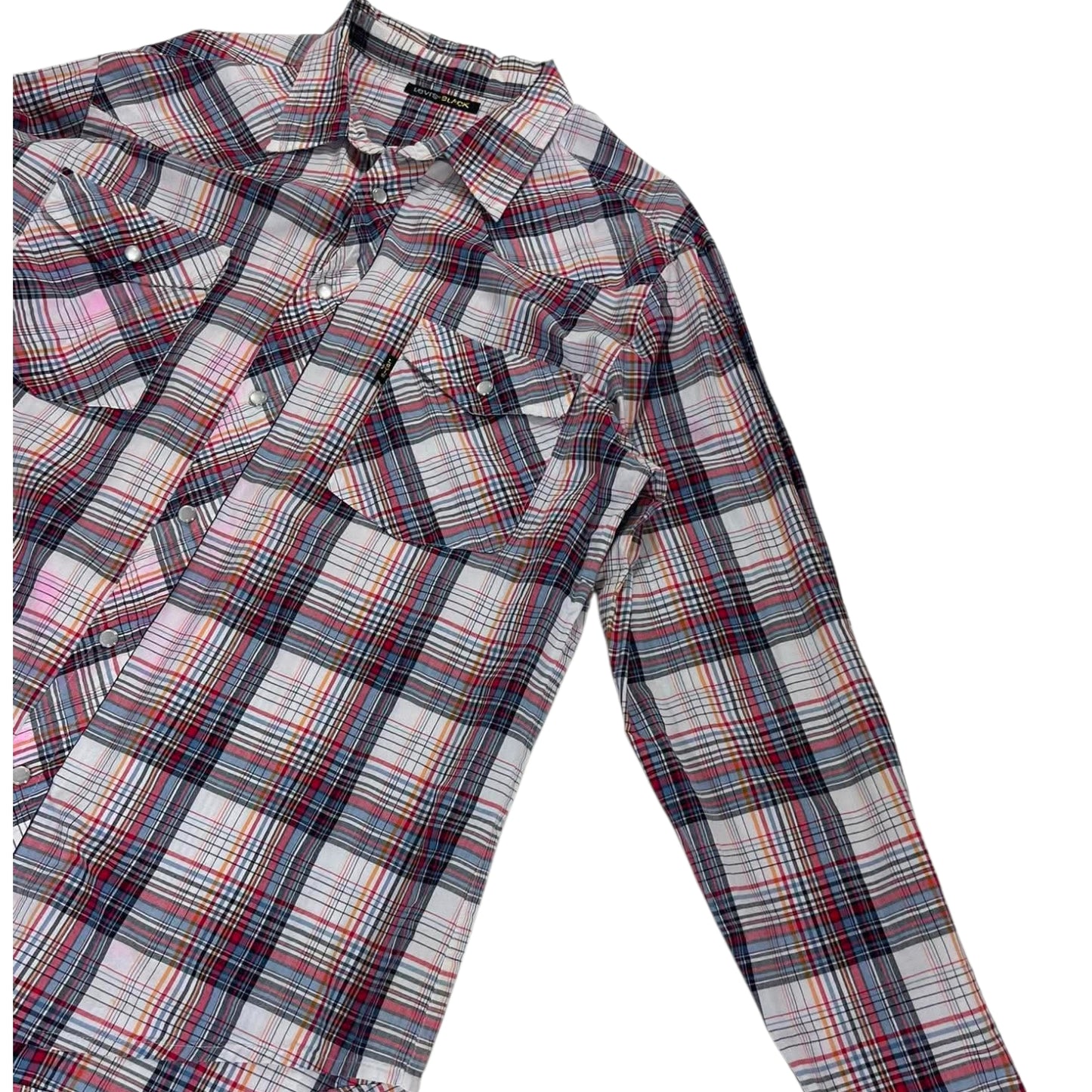 LEVI'S BLACK BUTTON UP SHIRT (L)