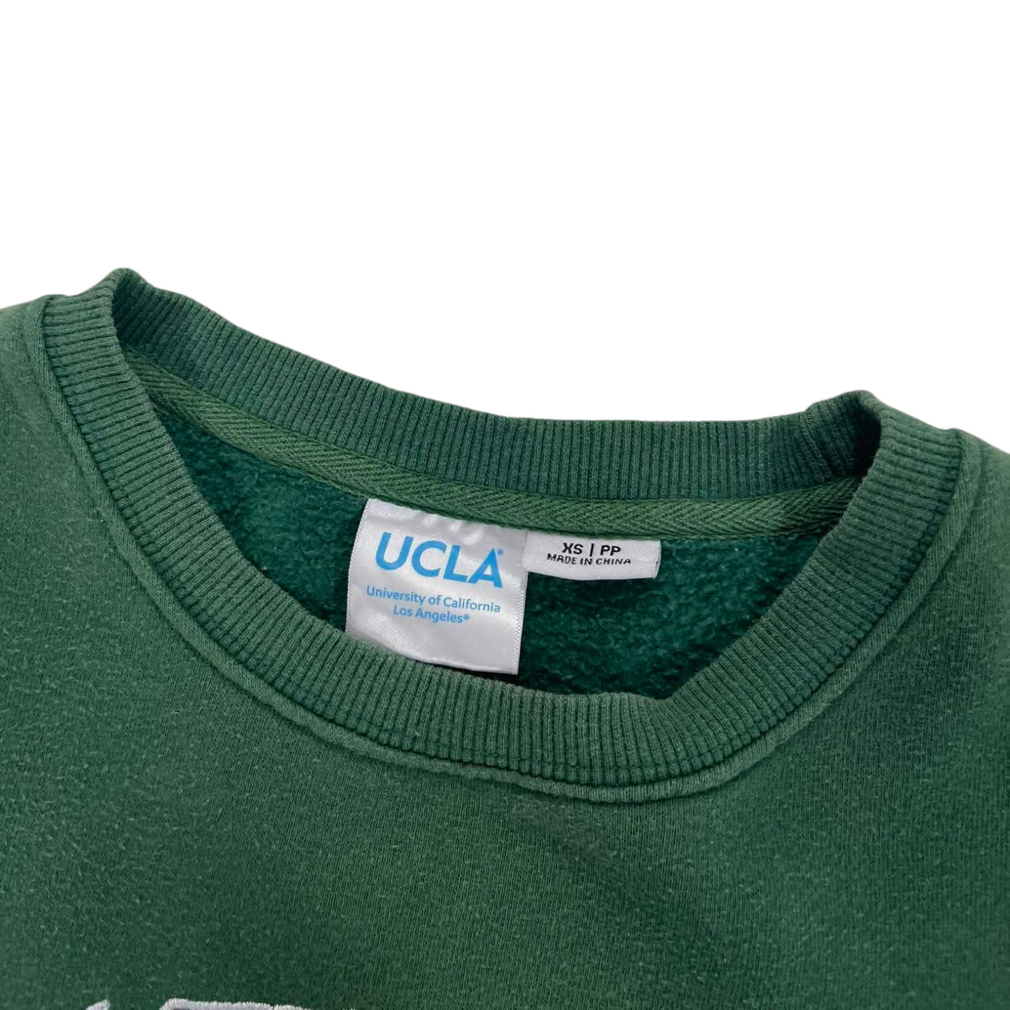 VINTAGE UCLA GREEN CREWNECK SWEATSHIRT (M)