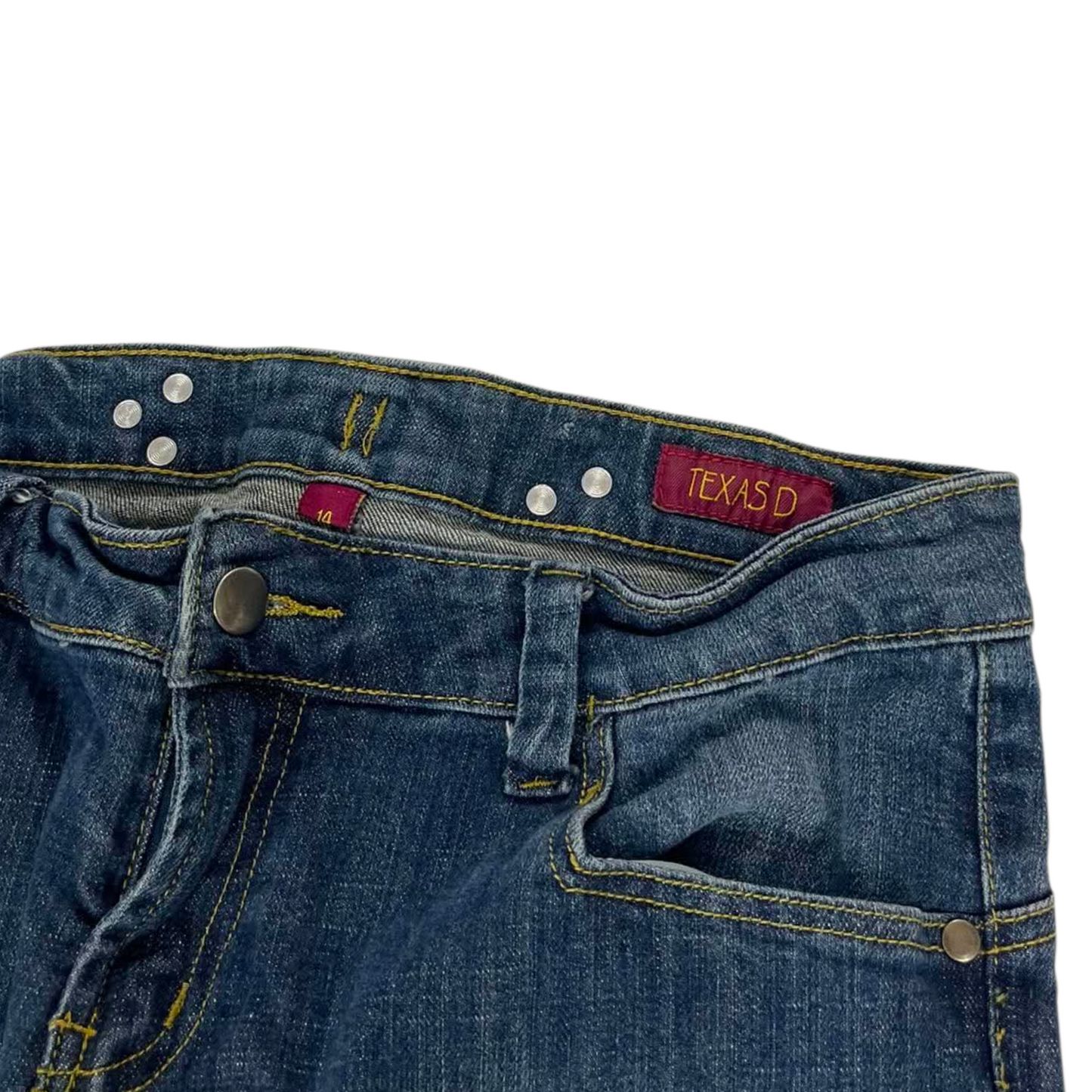Y2K TEXAS D LOW RISE FLARE JEANS (10)