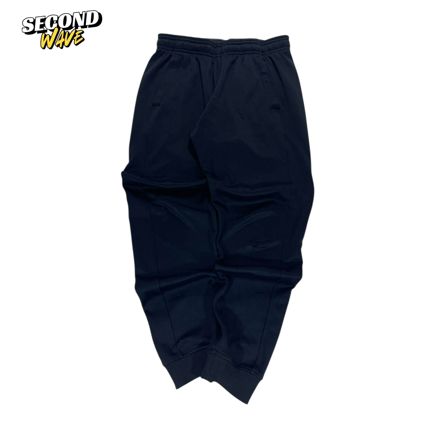 UNDER ARMOUR BLACK JOGGERS WITH DRAWSTRING WAIST (M)