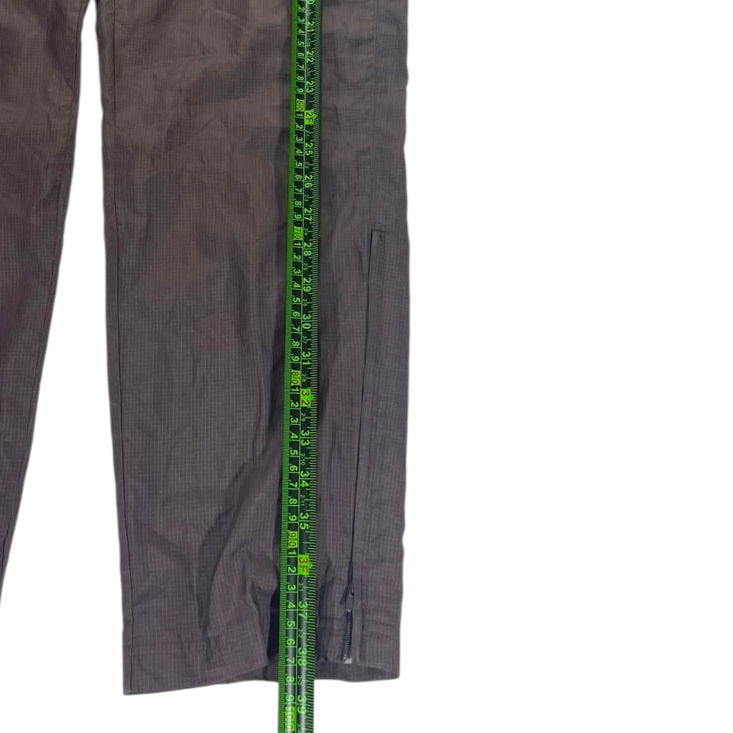 RARE BROWN VINTAGE ADIDAS GREY TRACK PANTS (S-M)