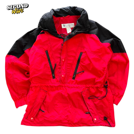 COLUMBIA RED SKI JACKET (L-XL)
