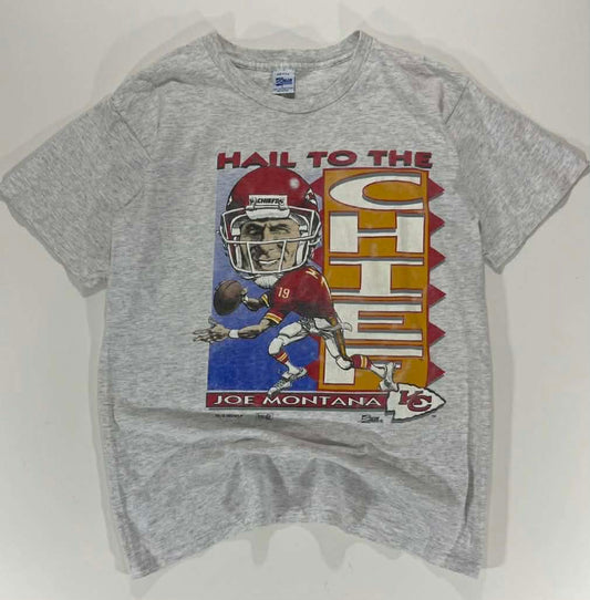 VINTAGE JOE MONTANA KANSAS CITY CHIEFS (L)