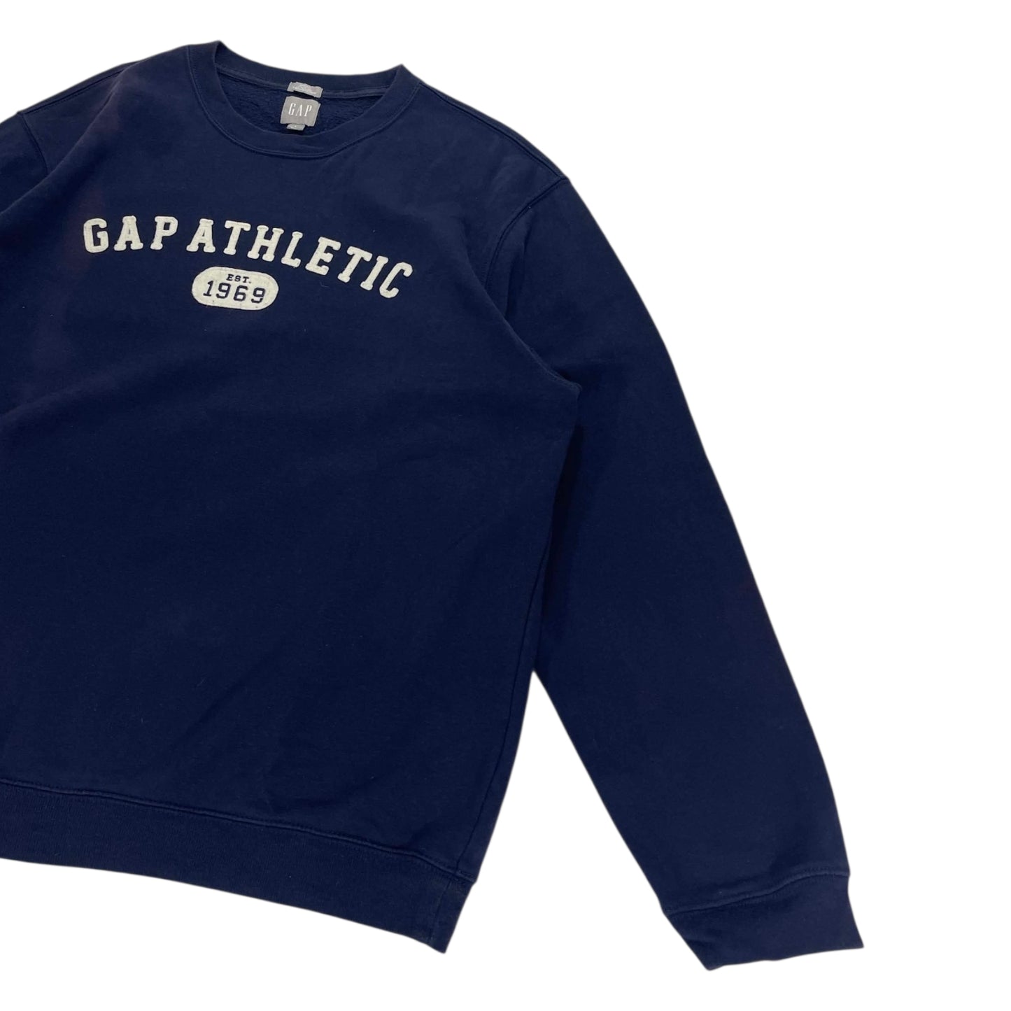 Y2K GAP ATHLETIC NAVY CREWNECK (L)