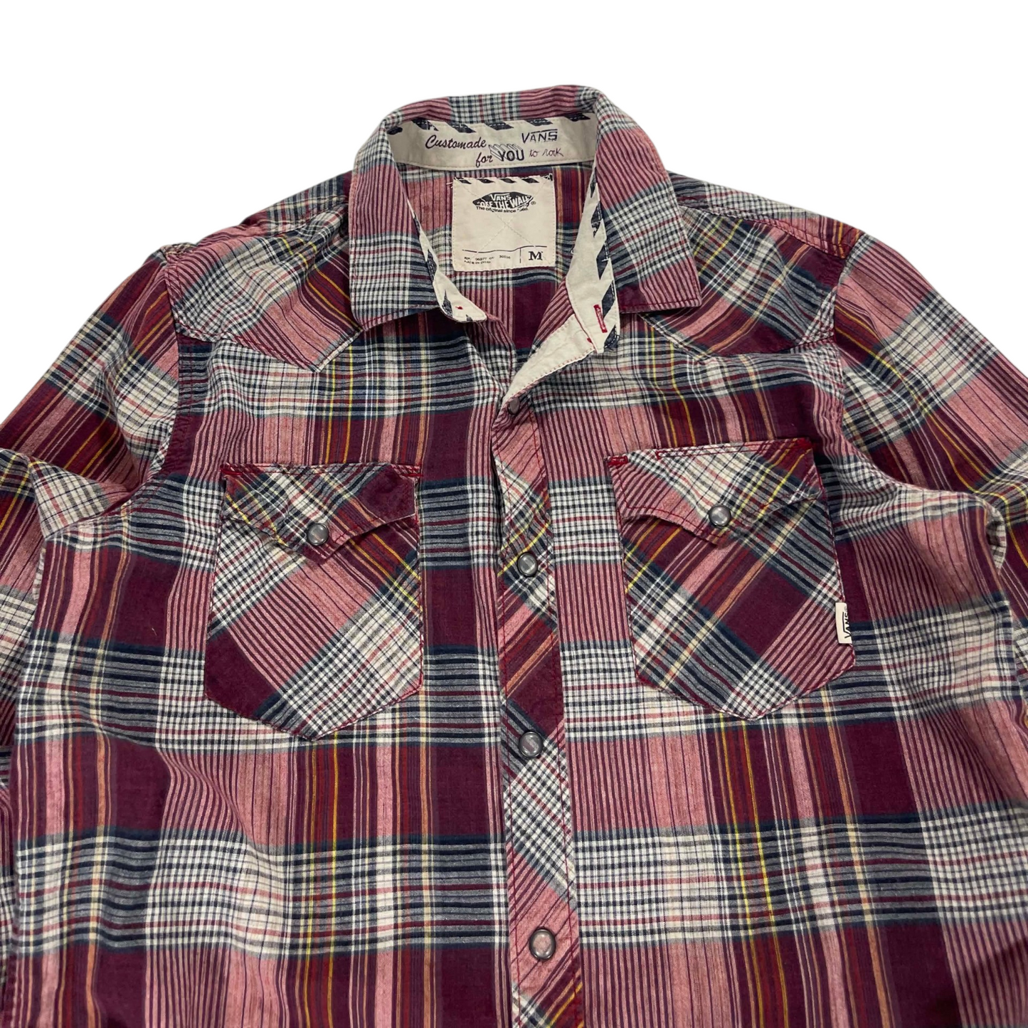 Y2K VANS PLAID FLANNEL (M)