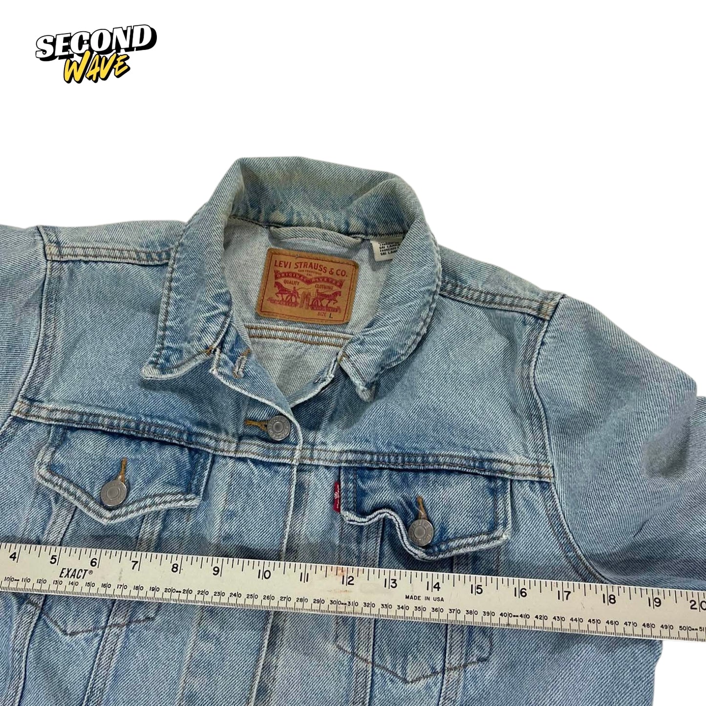 VINTAGE LEVI'S BLUE DENIM JACKET (M)