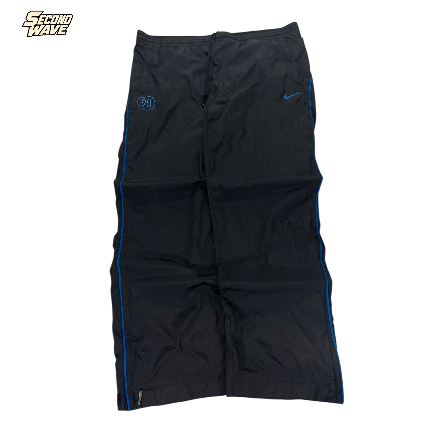 NIKE FIT STORM BLACK/BLUE TRACK PANTS ⁵ (XL)