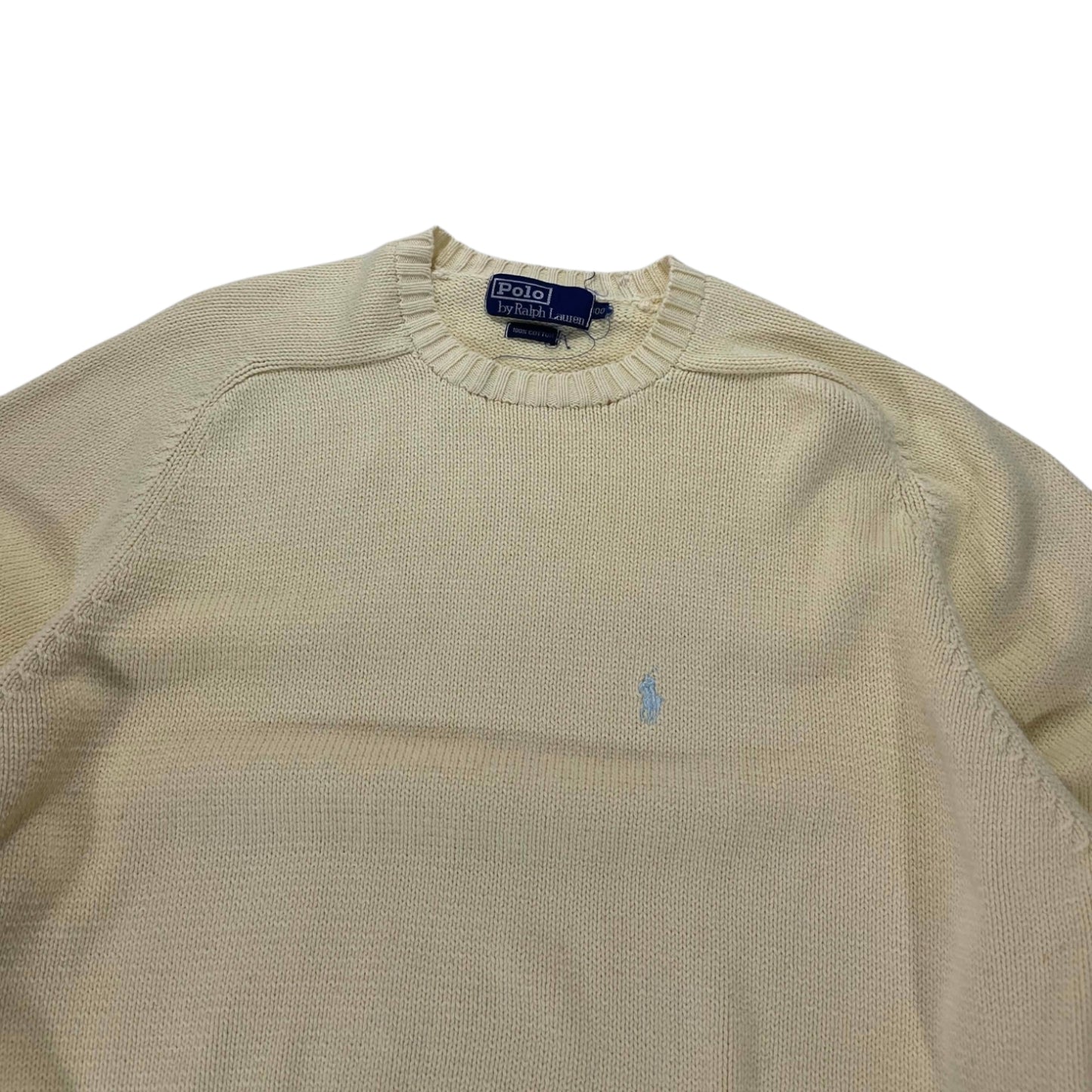 VINTAGE POLO RALPH LAUREN YELLOW COTTON (M-L)