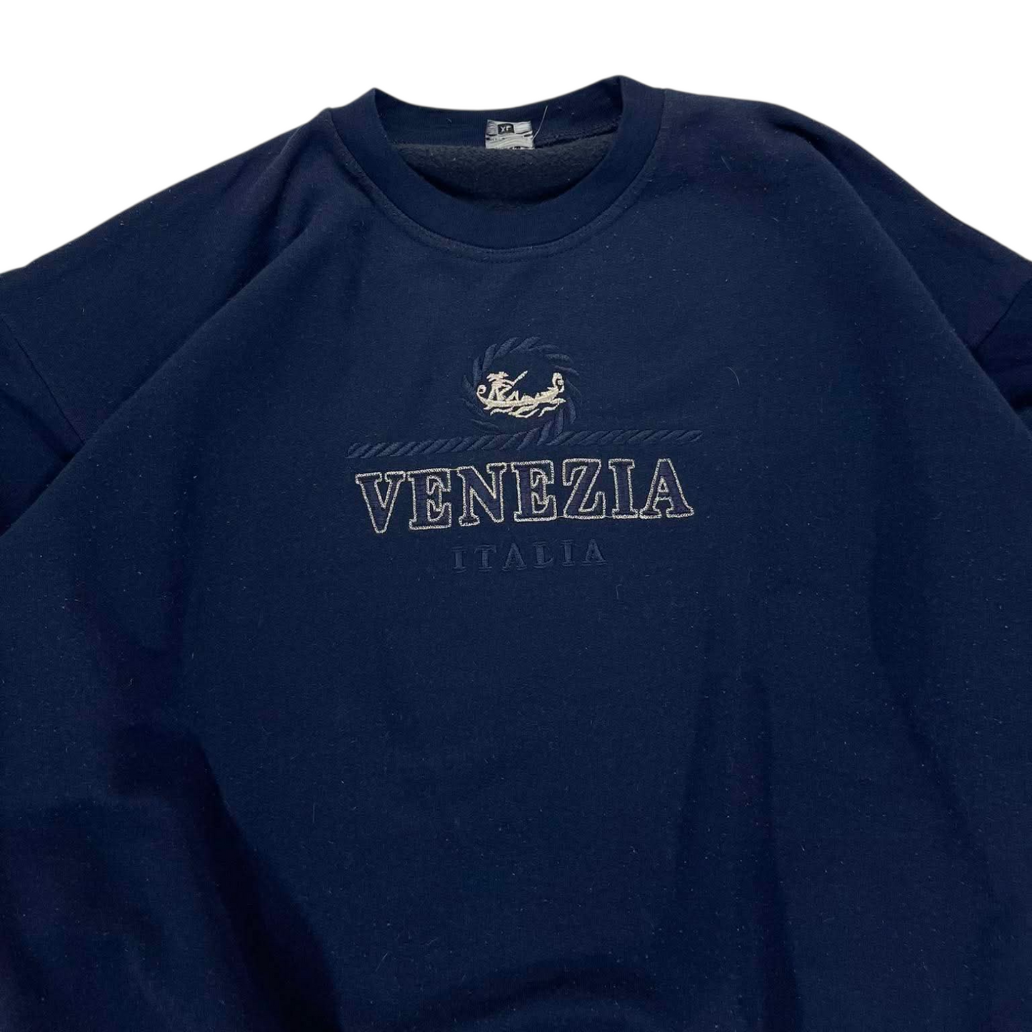 VINTAGE CREWNECK SWEATSHIRT WITH VENICE ITALY EMBROIDERY (XL)