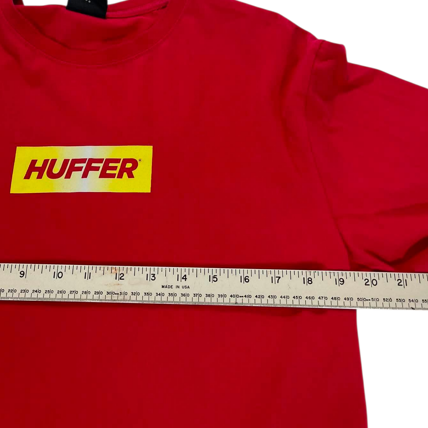 HUFFER RED LONG SLEEVE SHIRT (S-M)