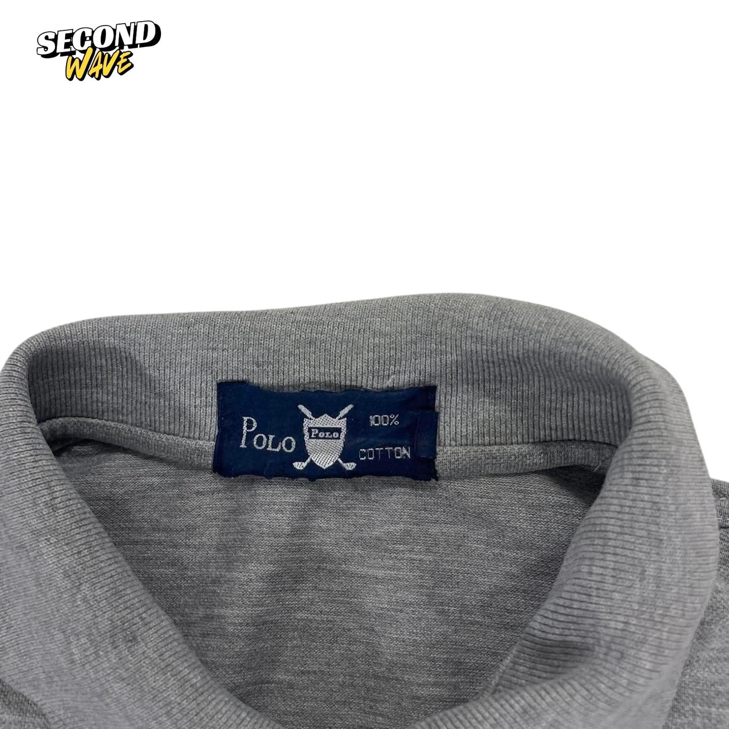 POLO GREY POLO SHIRT (L)