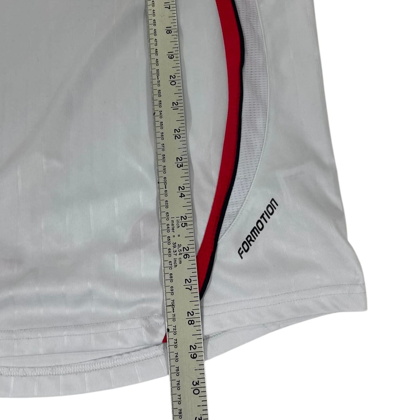 2007/08 AC MILAN WHITE AWAY FOOTBALL SHIRT (M)