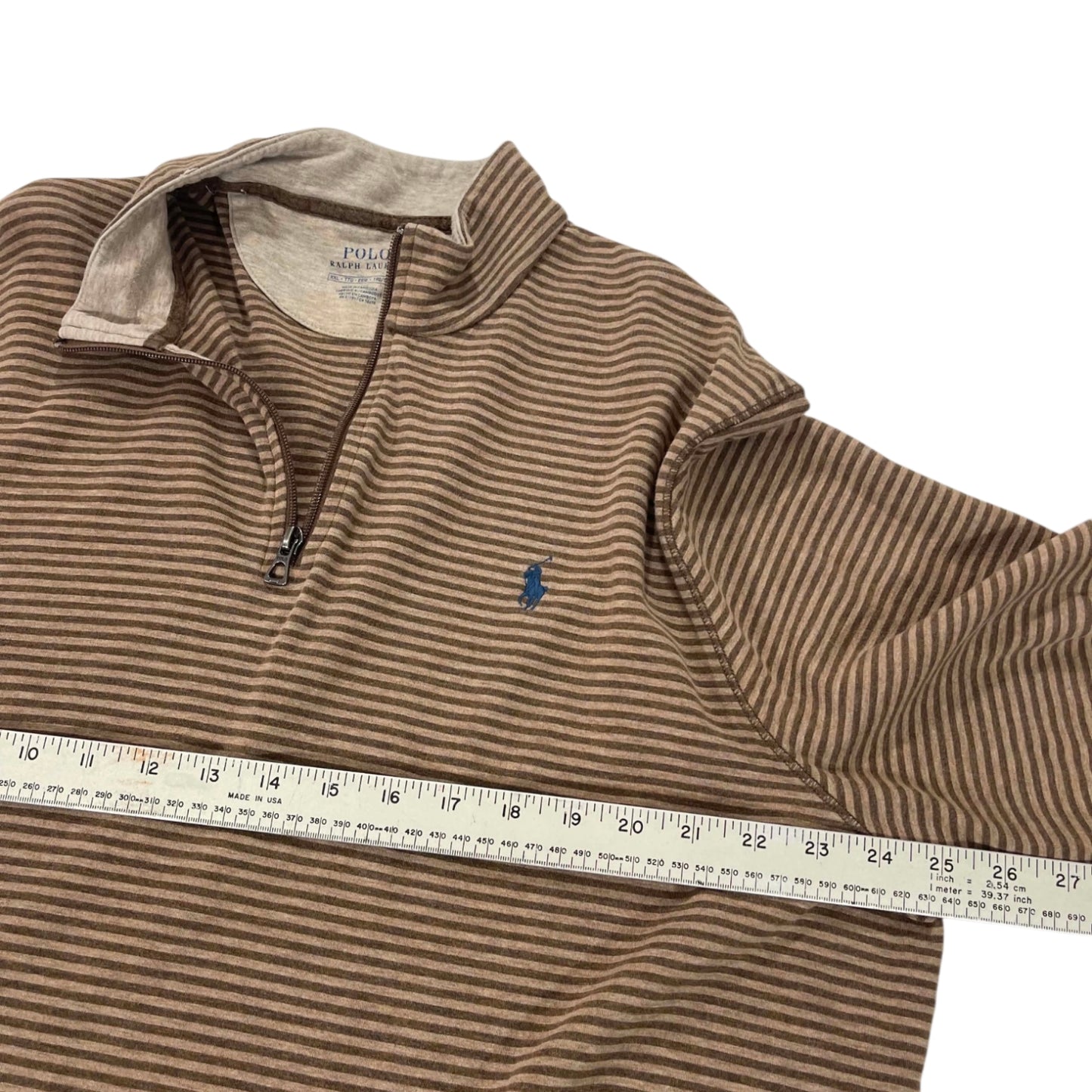 VINTAGE POLO RALPH LAUREN BROWN & BEIGE (XXL)
