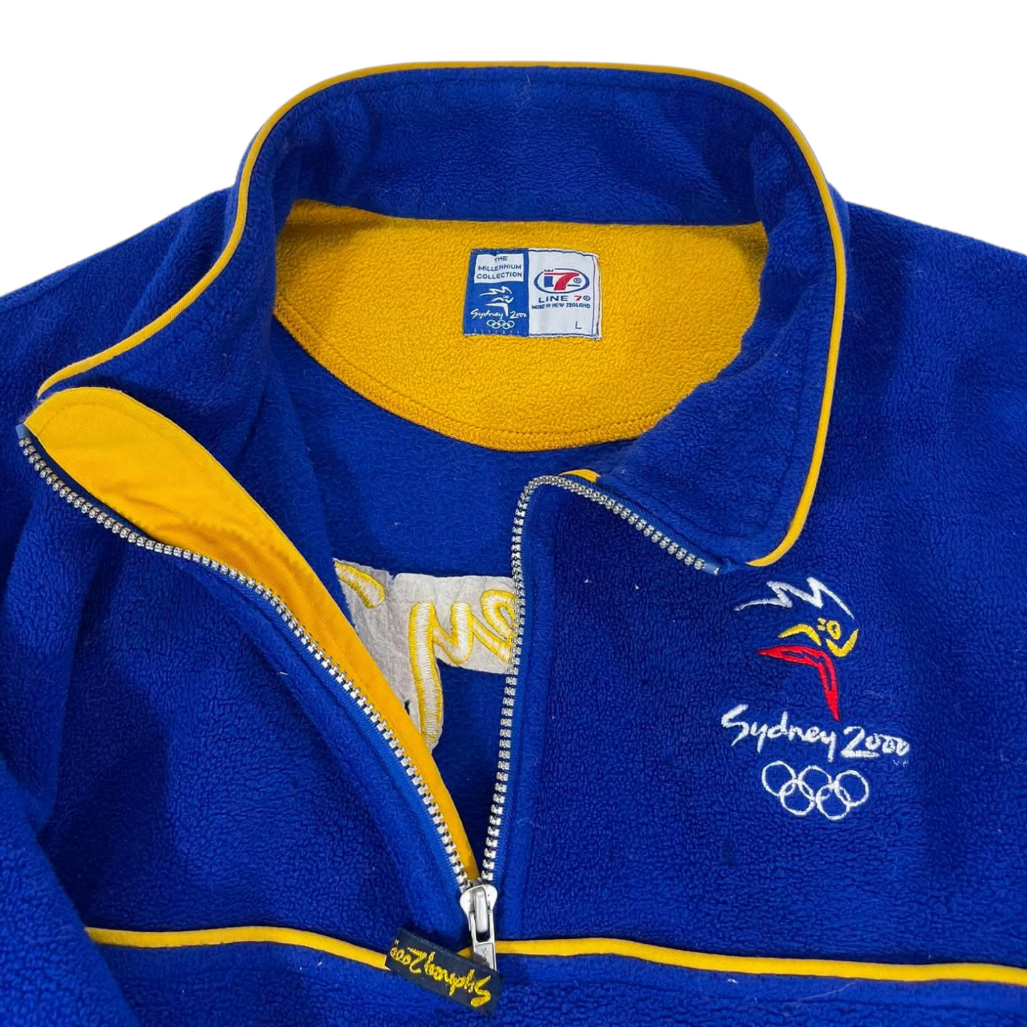 SYDNEY 2000 OLYMPICS BLUE FLEEVE JACKET (L)