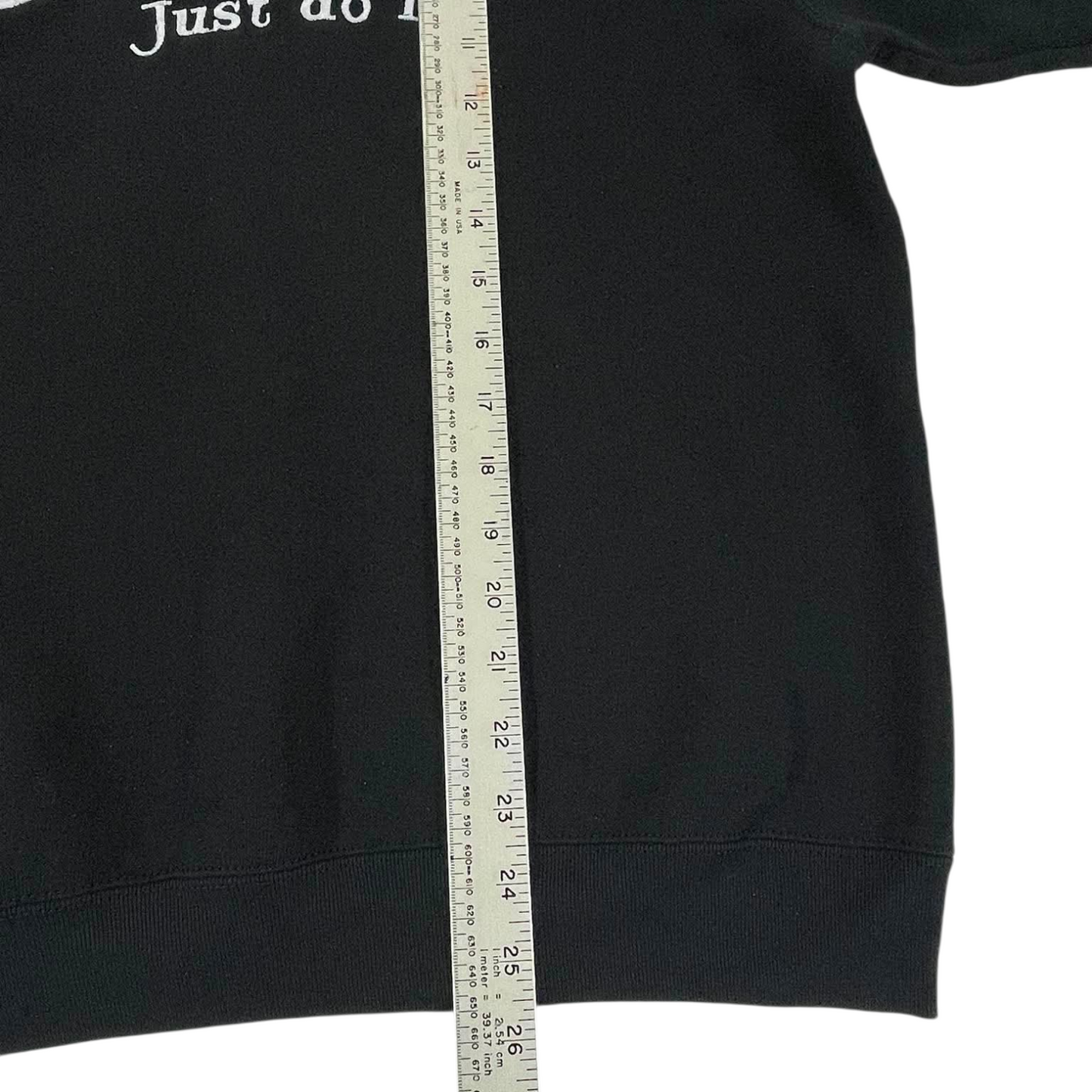 VINTAGE NIKE CREWNECK WITH EMBROIDERED LOGO AND "JUST DO IT" SLOGAN (M)