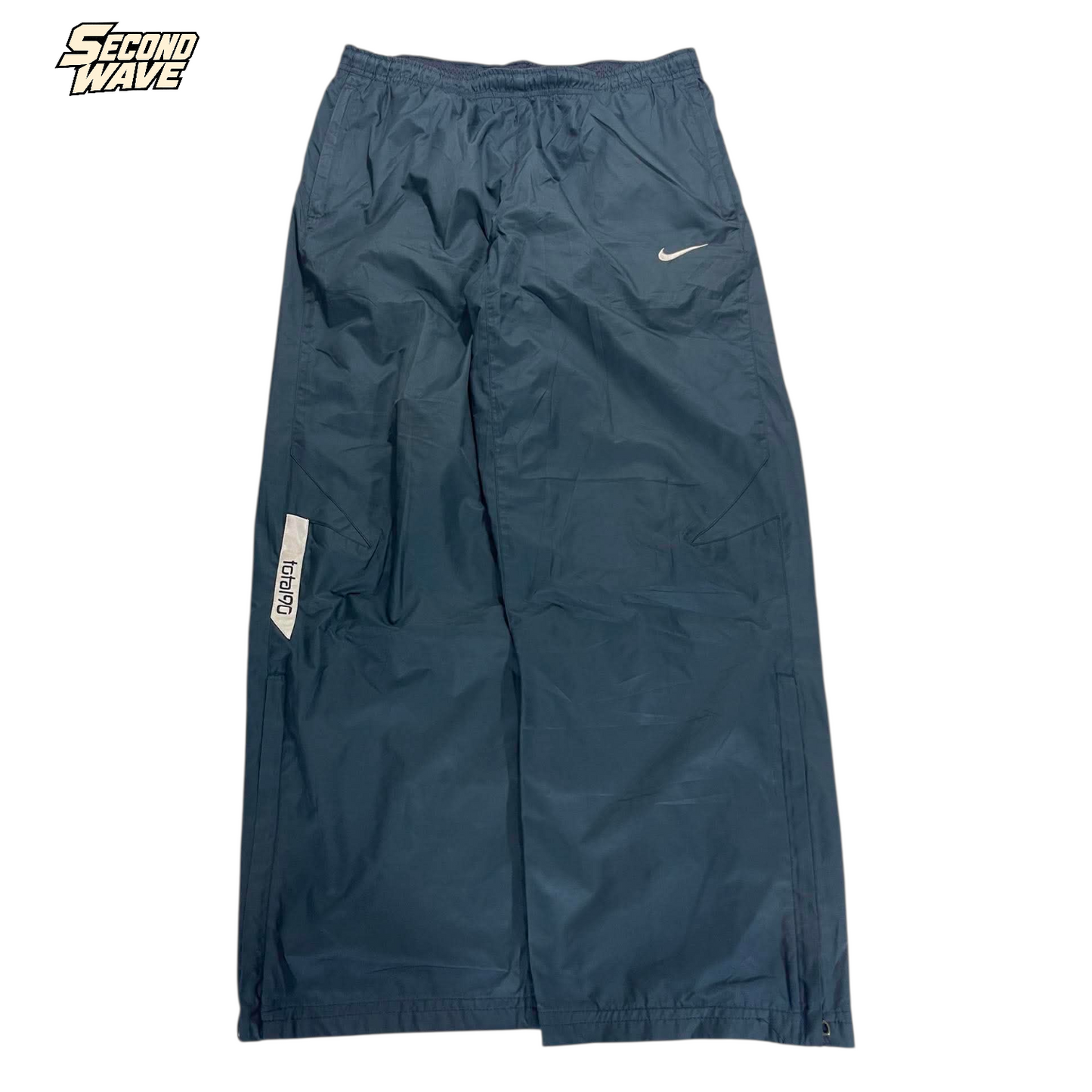 NIKE NAVY BLUE TRACK PANTS ¹ (M)
