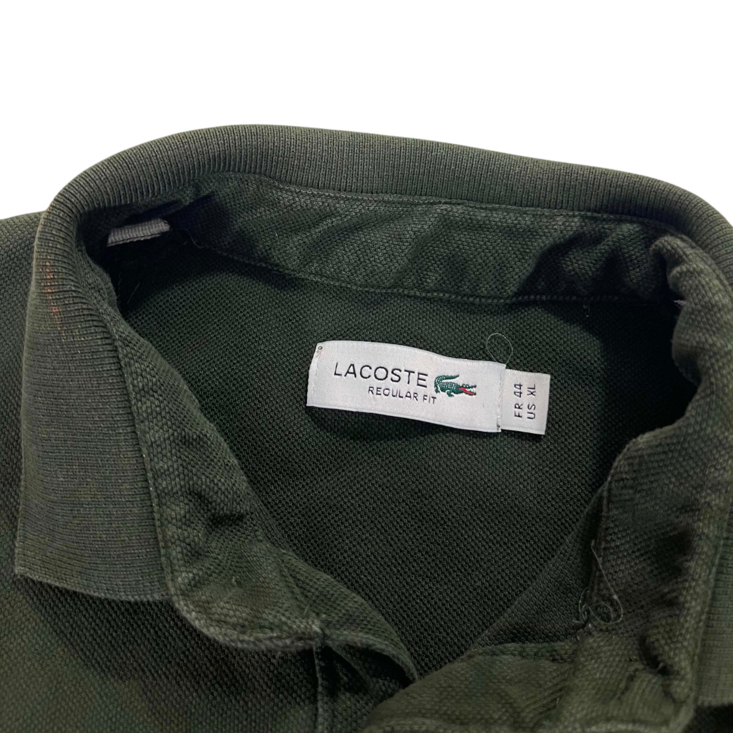 LACOSTE GREEN CROCODILE POLO SHIRT (M)