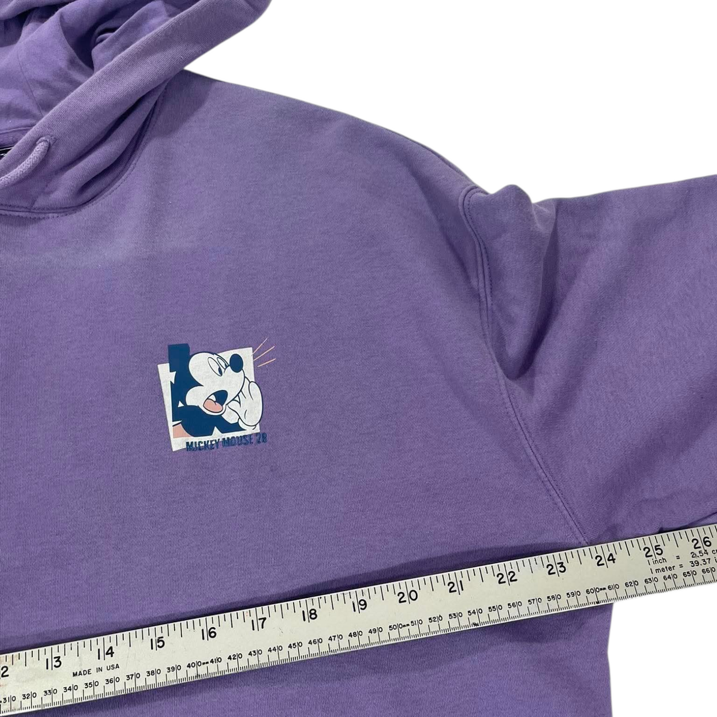 DISNEY MICKEY MOUSE PURPLE HOODIE (M)