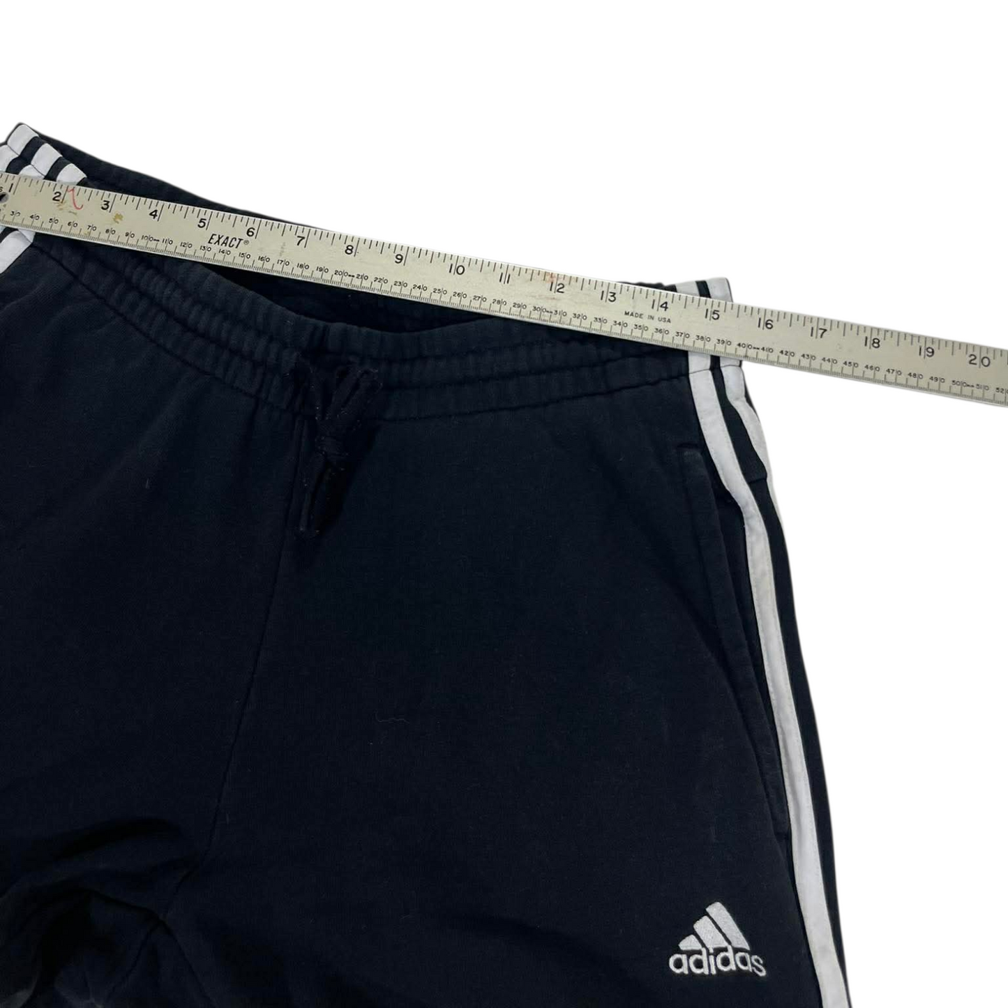 ADIDAS BLACK SWEATPANTS (L)