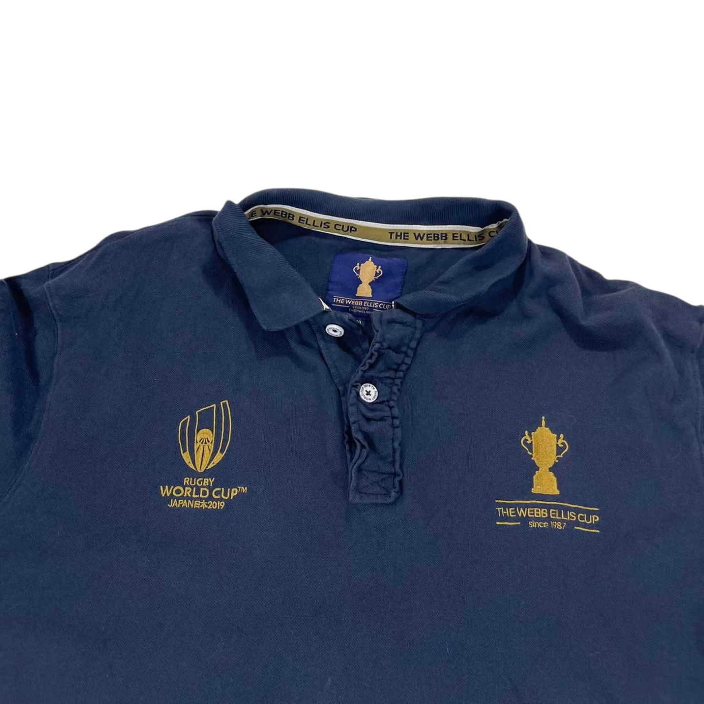 RUGBY WORLD CUP JAPAN 2019 NAVY POLO SHIRT (XL)