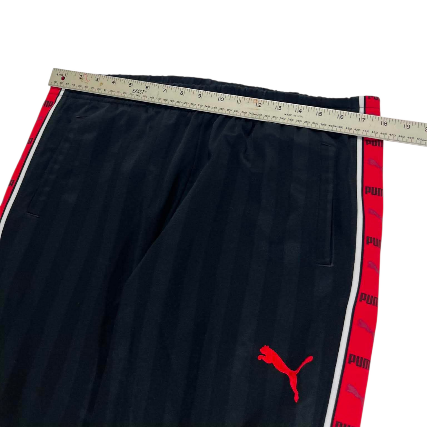 PUMA BLACK PINSTRIPE PANTS (XL)'¹⁵