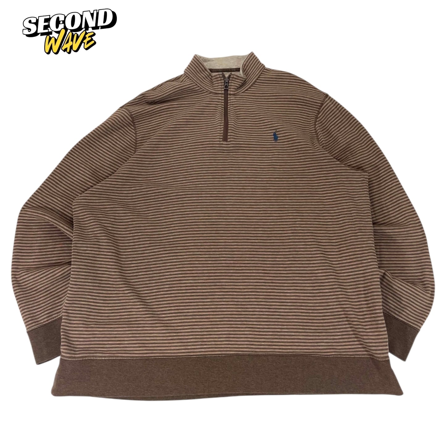 VINTAGE POLO RALPH LAUREN BROWN & BEIGE (XXL)