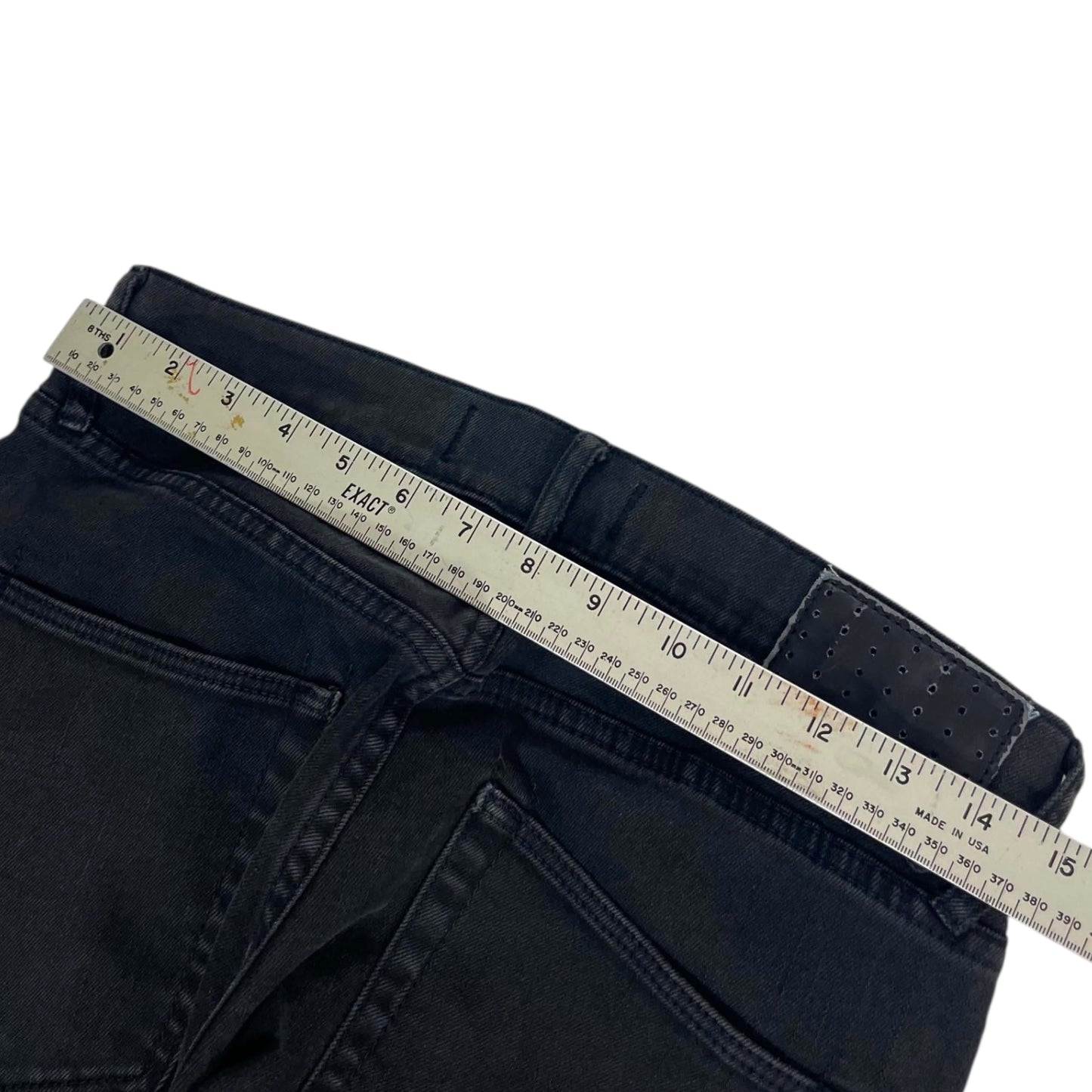 Y2K QUIKSILVER BLACK SLIM FIT JEANS (30")