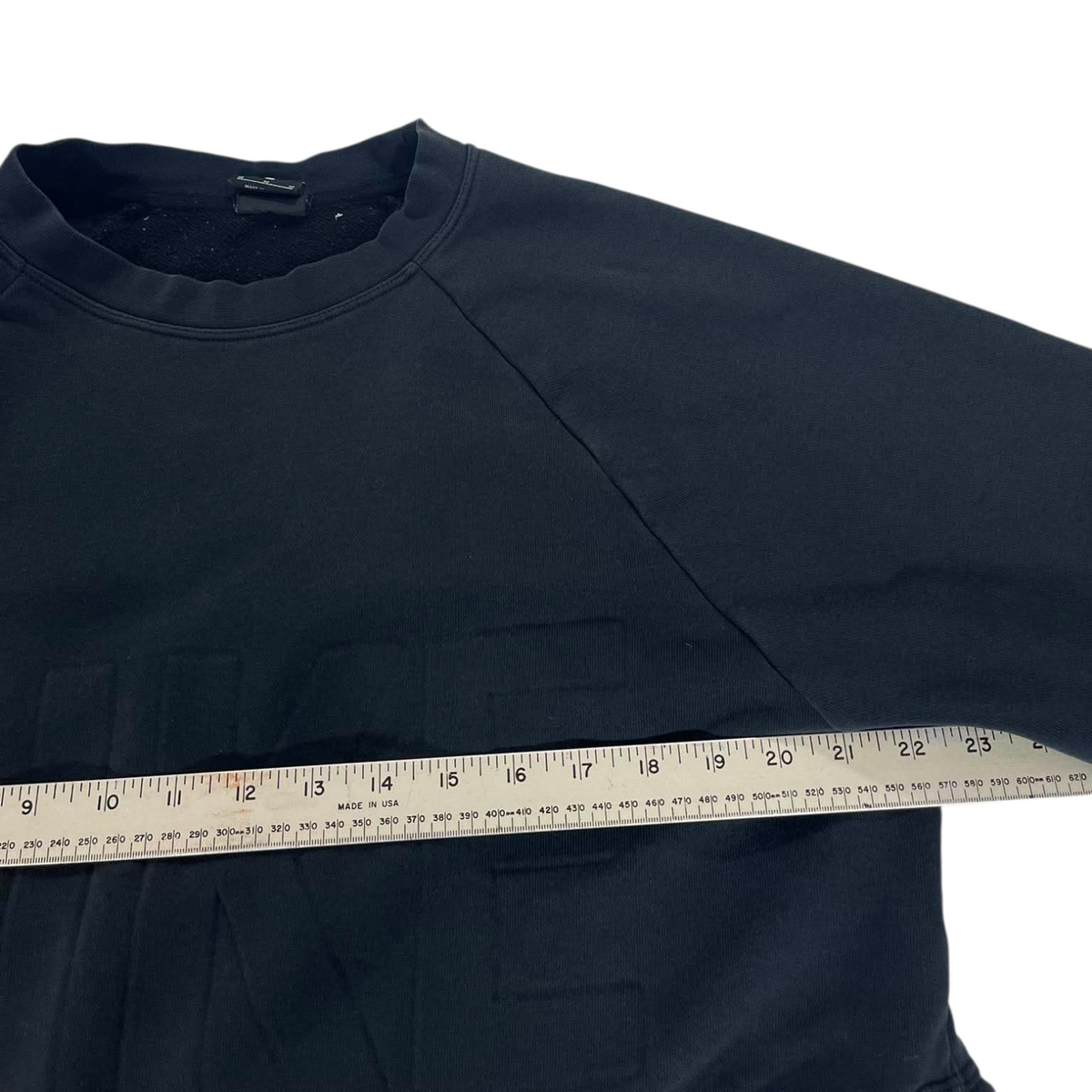 CROPPED STYLE NIKE DRI-FIT BLACK CREWNECK (M)