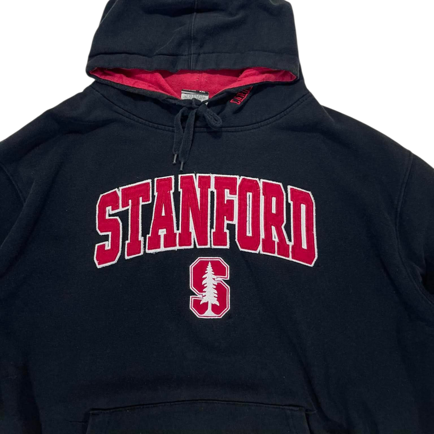 VINTAGE EMBROIDERED STANFORD UNIVERSITY BLACK HOODIE (XL-XXL)