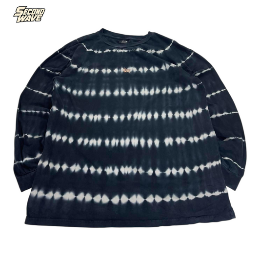 STÜSSY NAVY TIE-DYE LONG SLEEVE (10)