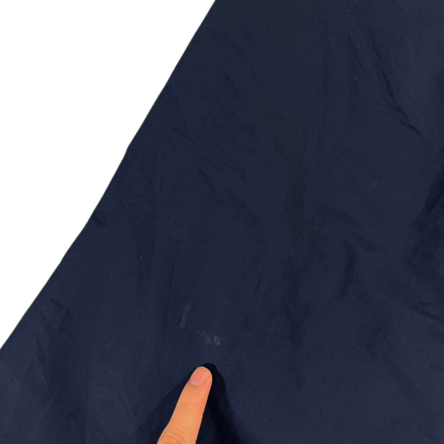VINTAGE REEBOK NAVY BLUE TRACK PANTS (L) ⁹
