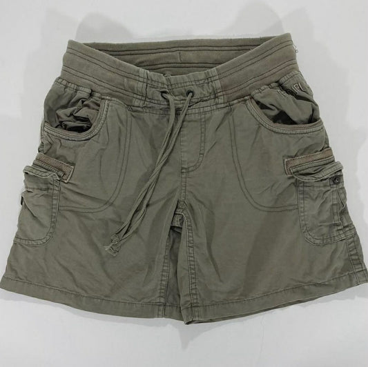 RIP CURL KHAKI CARGO SHORTS WITH ADJUSTABLE WAIST AND POCKETS (10)