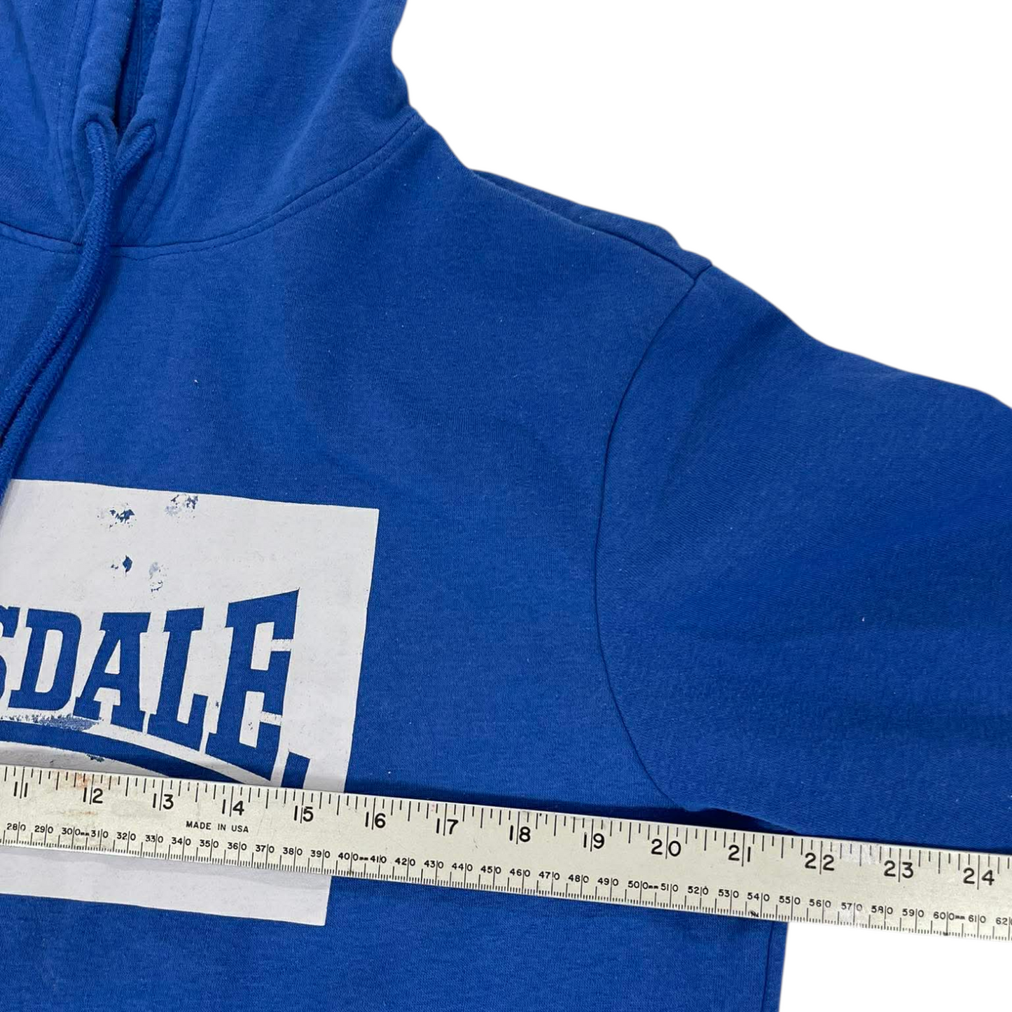 LONSDALE LONDON BLUE HOODIE (L)