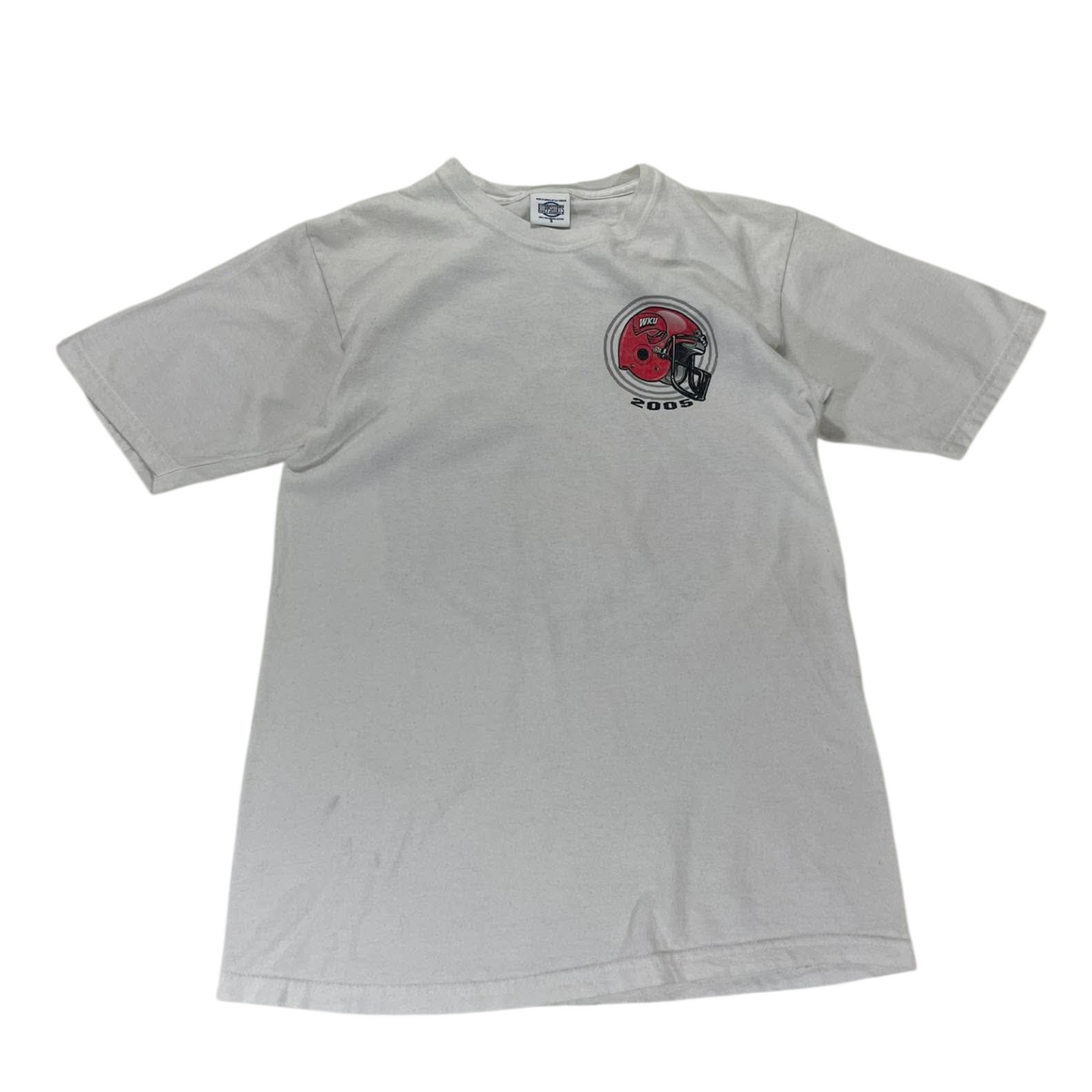 2005 WESTERN KENTUCKY HILLTOPPERS VS. EASTERN KENTUCKY COLONELS WHITE TEE (M)