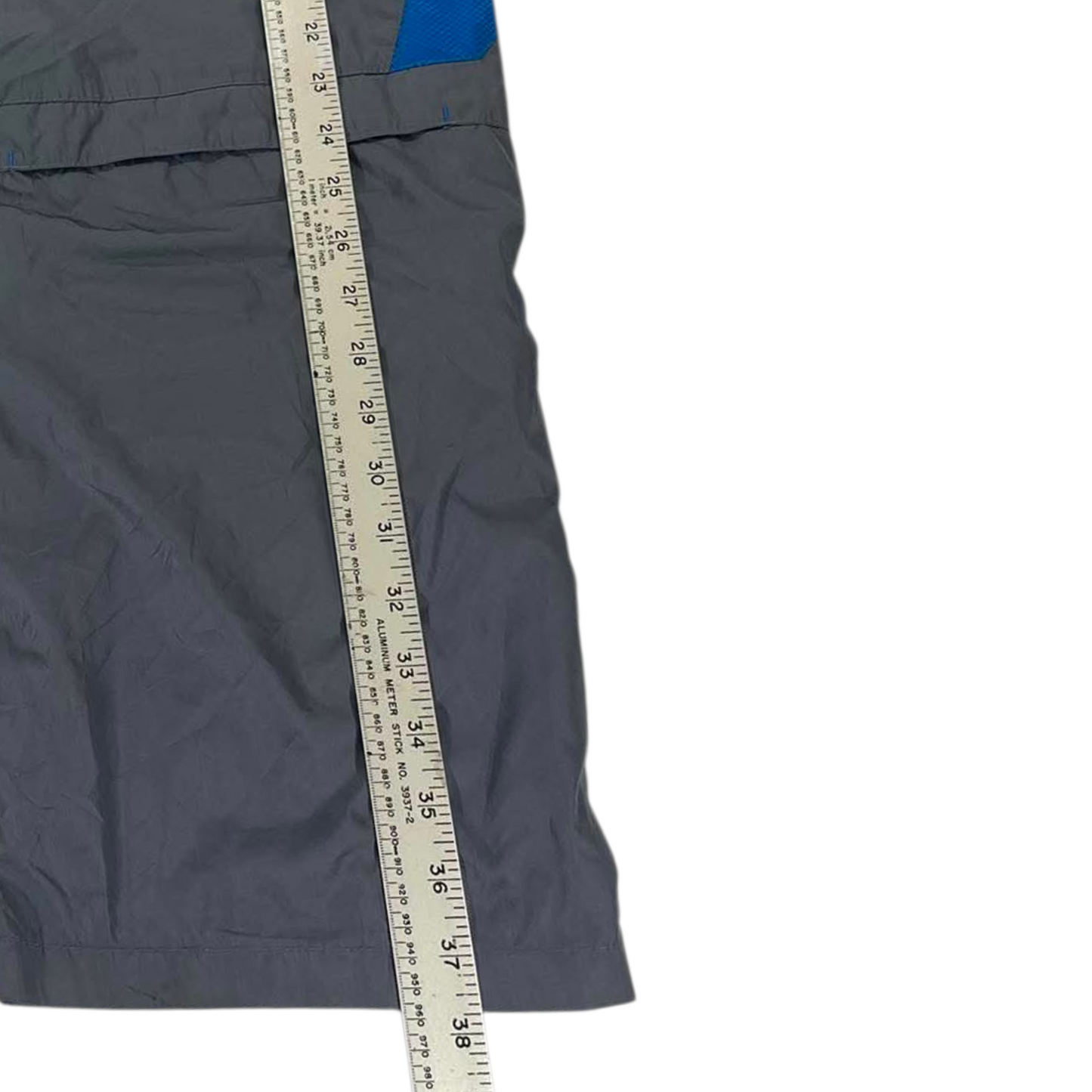 Y2K NIKE GRAY WITH BLUE HIT PANTS (L) ¹