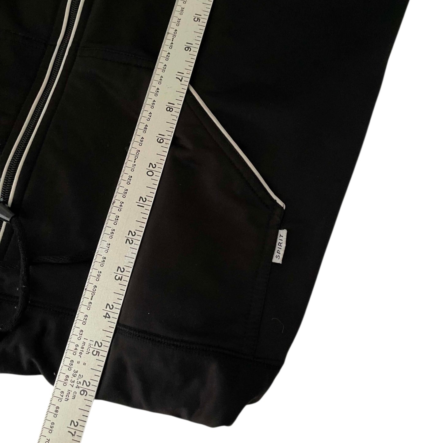 SPIRIT BLACK ZIP JACKET (M)