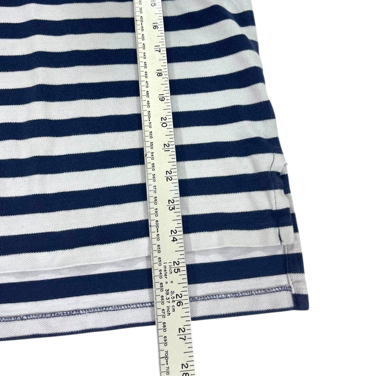 RALPH LAUREN STRIPED POLO SHIRT (S)