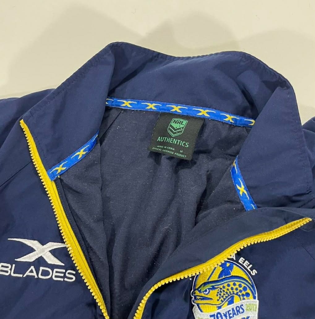 NRL PARRAMATTA EELS NAVY WINDBREAKERS JACKET (M)