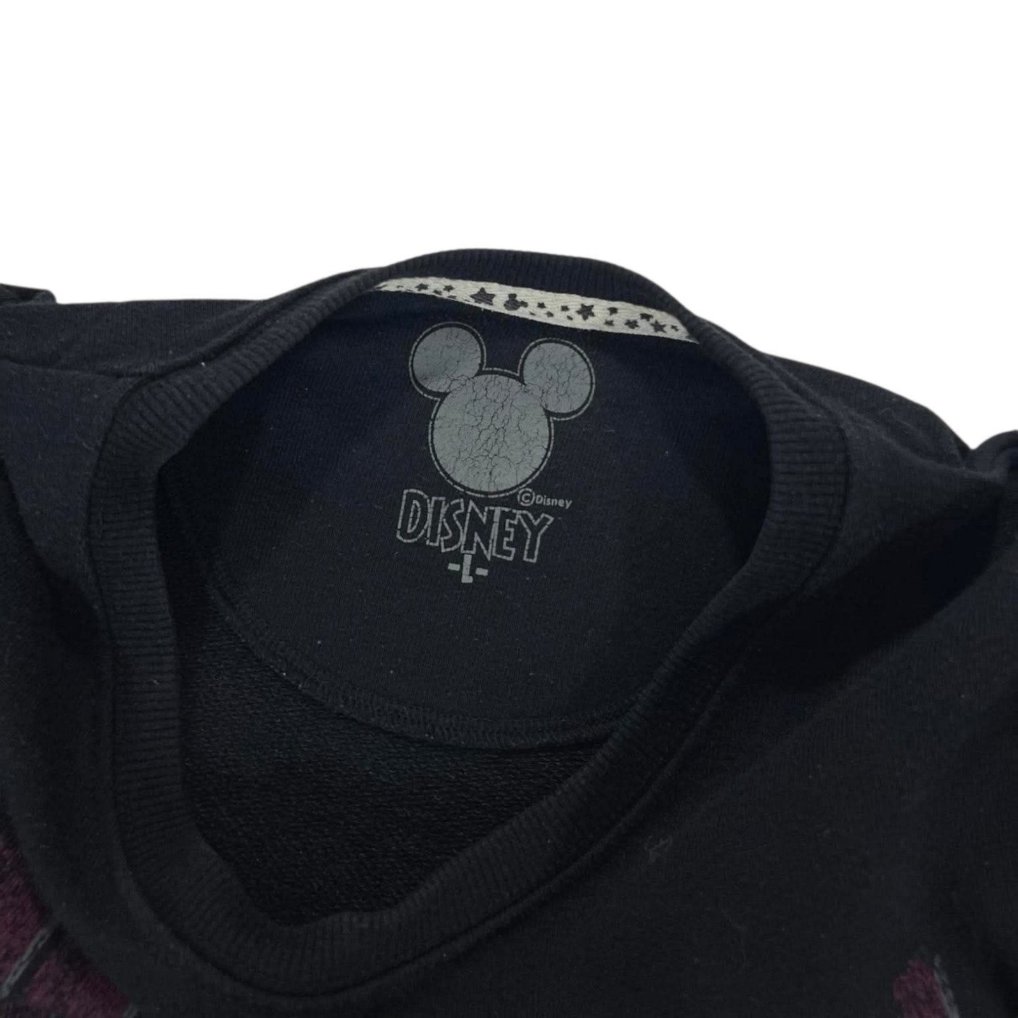 DISNEY MICKEY MOUSE BLACK CREWNECK (M-L)