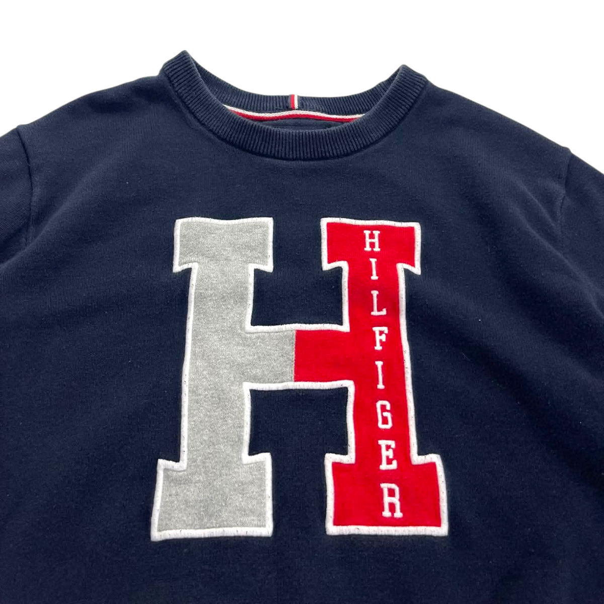 TOMMY HILFIGER NAVY BLUE SWEATER (L)