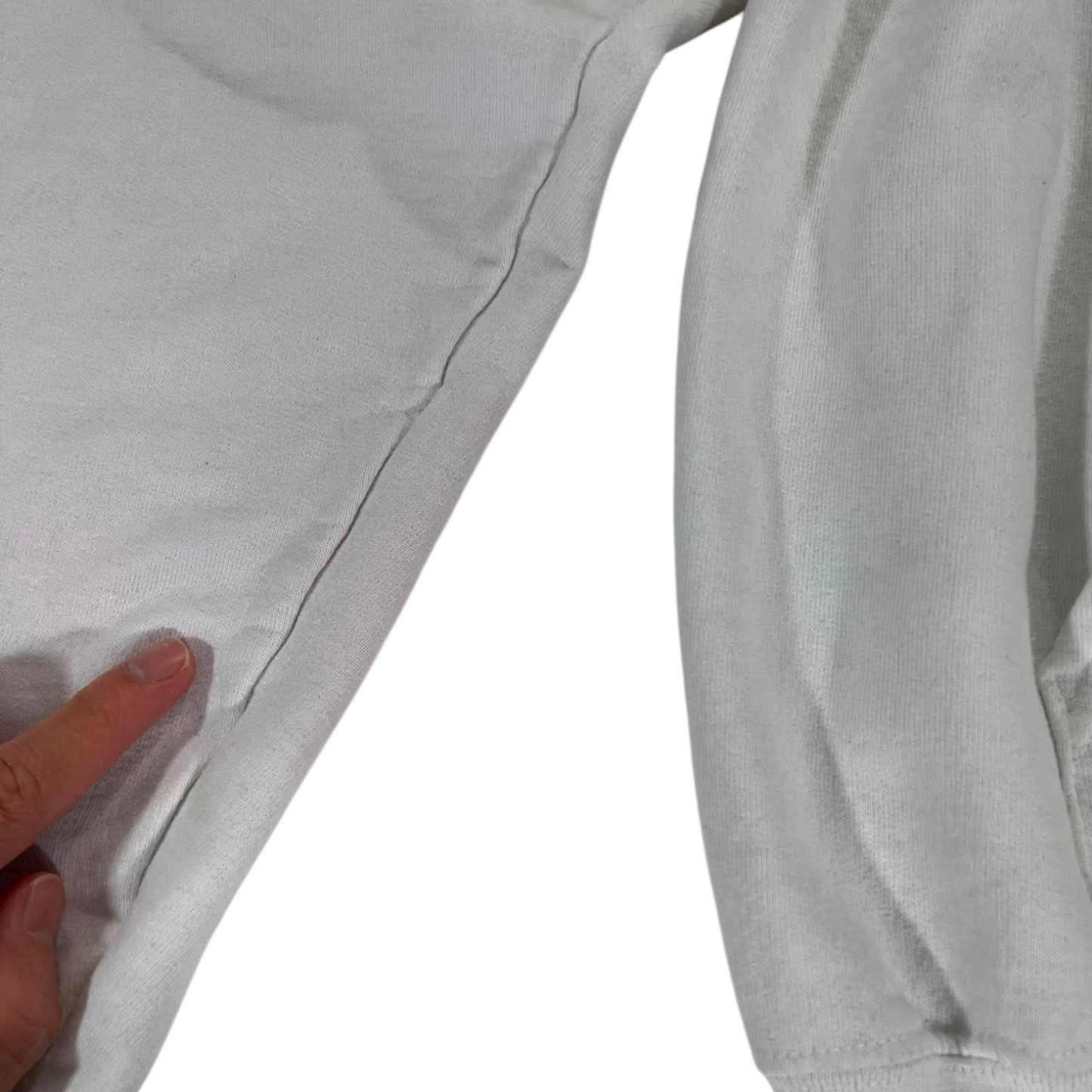 VINTAGE CHAMPION COLORADO STATE UNIVERSITY WHITE HOODIE (M)