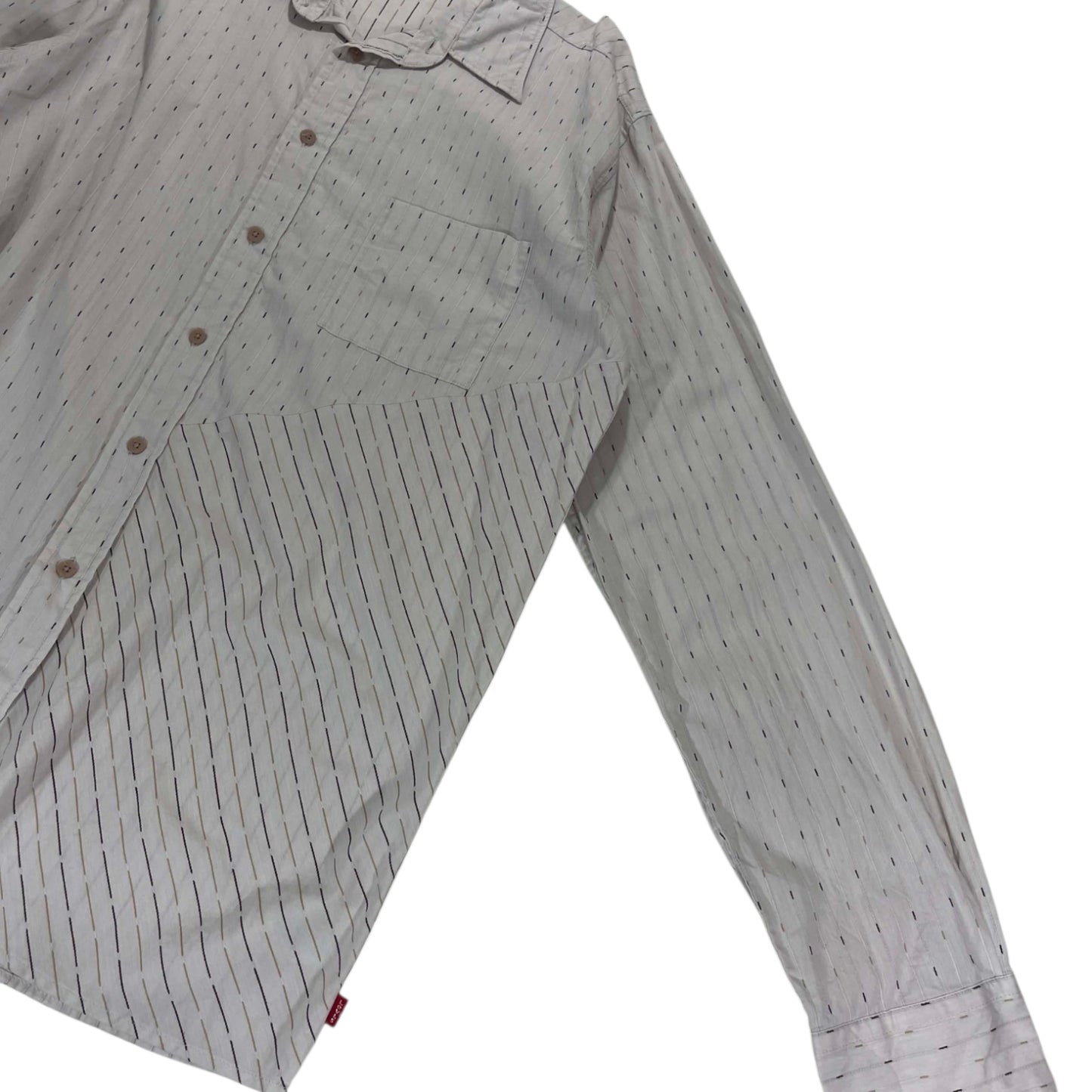 VINTAGE LEVI'S WHITE BUTTON UP SHIRT (XXL)
