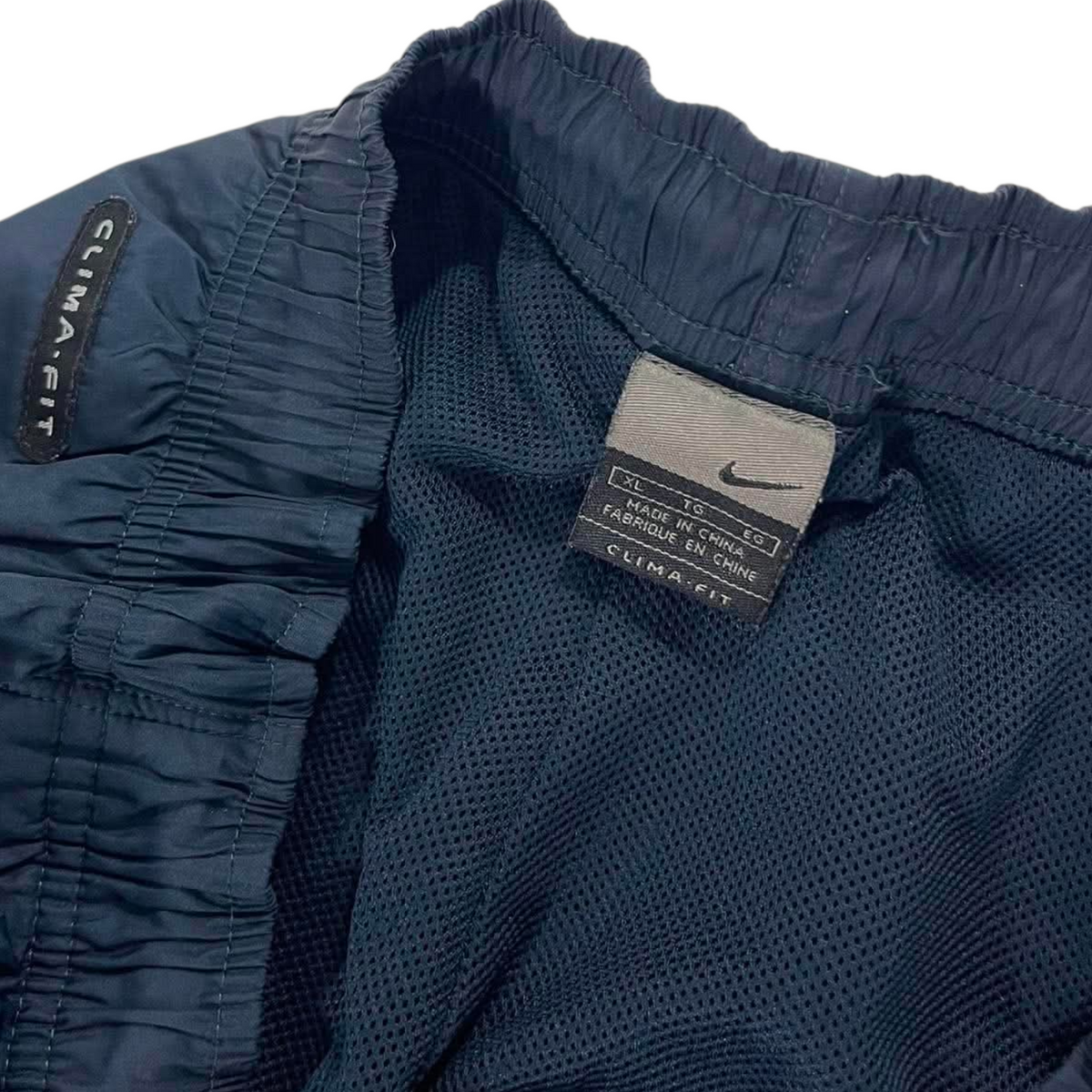 Y2K NIKE NAVY BLUE TRACK PANTS⁵ (BEST FIT XL)